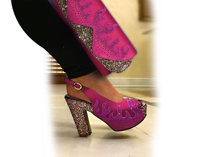 fuchsia magenta - flame web